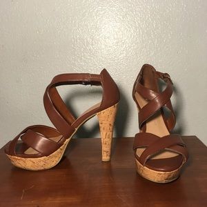 Lauren Conrad Cork High Heels